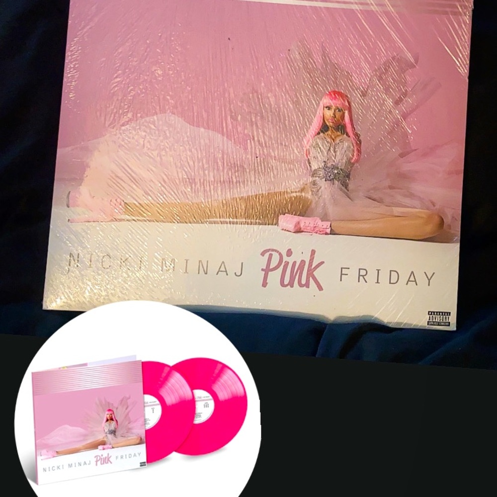 Nicki Minaj pink Friday (pink colored) vinyl records